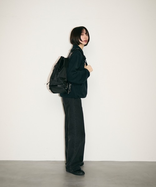 TONER(トナー)の「2WAYアーバンメタルバックパック/ロゴプレート付き(バックパック/リュック・レディース・ブラック/シルバー・FREE)」の10枚目の写真