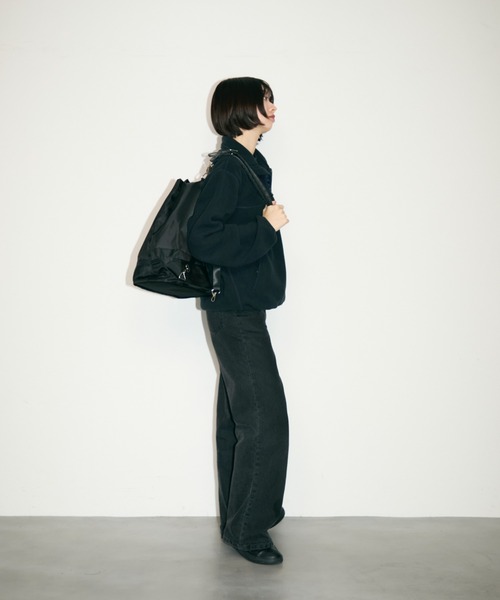 TONER(トナー)の「2WAYアーバンメタルバックパック/ロゴプレート付き(バックパック/リュック・レディース・ブラック/シルバー・FREE)」の11枚目の写真