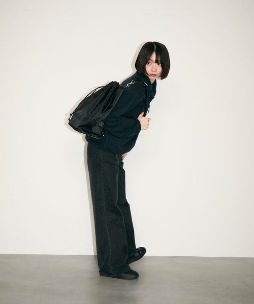 TONER(トナー)の「2WAYアーバンメタルバックパック/ロゴプレート付き(バックパック/リュック・レディース・ブラック/シルバー・FREE)」の14枚目の写真