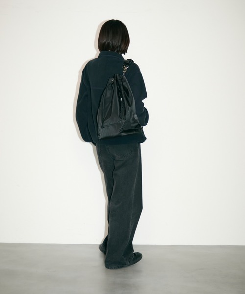 TONER(トナー)の「2WAYアーバンメタルバックパック/ロゴプレート付き(バックパック/リュック・レディース・ブラック/シルバー・FREE)」の16枚目の写真