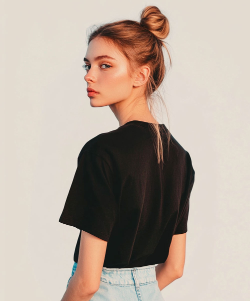 ONEHUNDREDPERCENT FOR WOMAN(ワンハンドレッドパーセントフォーウーマン)の「OHPxMOAI ブレイクタイム no.2 ウーマンベーシック半袖 P(Tシャツ/カットソー・レディース・その他・S/M)」の5枚目の写真