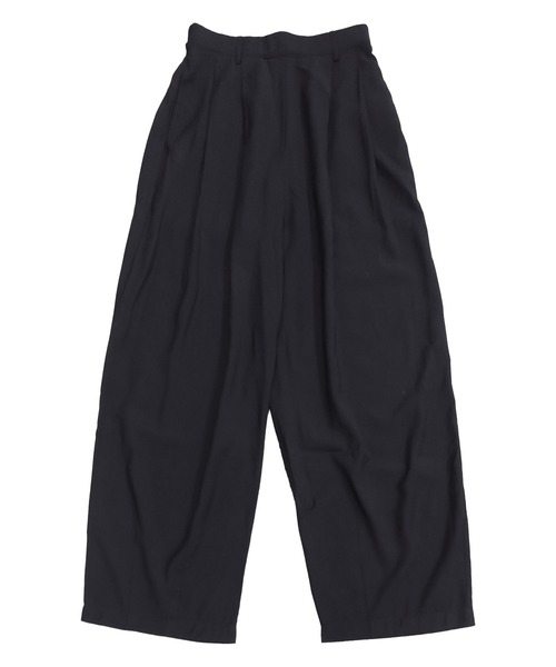 antiqua(アンティカ)の「ワイドタックパンツ(その他パンツ・レディース・イエロー/パープル/ブラック・LARGE/MEDIUM)」の16枚目の写真