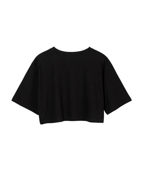 B QUIET(ビークワイエット)の「CROPPED TSHIRTS_BLACK(Tシャツ/カットソー・レディース・その他・ONE SIZE)」の6枚目の写真