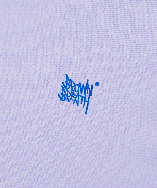 BROWNBREATH(ブラウンブレス)の「W TAG CROP TEE - PURPLE(Tシャツ/カットソー・レディース・その他・M/S)」の4枚目の写真