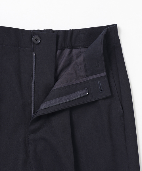 Spick & Span(スピックアンドスパン)の「ドレープチノ1タックストレートパンツ(スラックス・レディース・ネイビー/ベージュ・38/36)」の12枚目の写真