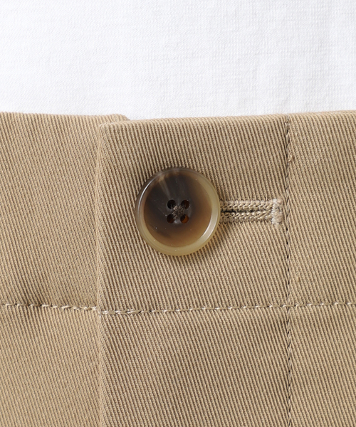 Spick & Span(スピックアンドスパン)の「ドレープチノ1タックストレートパンツ(スラックス・レディース・ネイビー/ベージュ・38/36)」の9枚目の写真