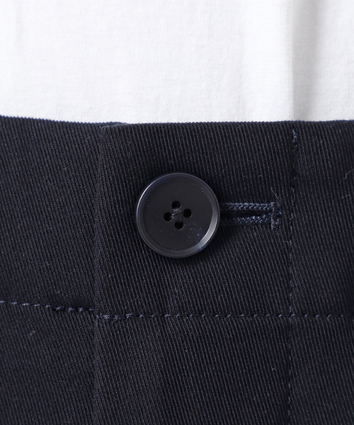 Spick & Span(スピックアンドスパン)の「ドレープチノ1タックストレートパンツ(スラックス・レディース・ネイビー/ベージュ・38/36)」の6枚目の写真