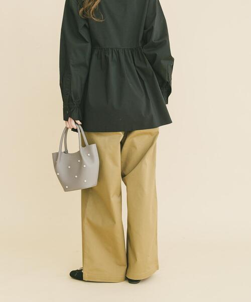 ITEMS URBANRESEARCH(アイテムズ アーバンリサーチ)の「ストレッチチノパンツ(その他パンツ・レディース・ネイビー/ライトベージュ/キャメル・SMALL/MEDIUM)」の5枚目の写真