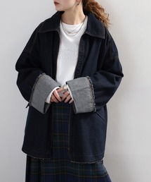 hunch | hunch ミディ丈デニムジャケット(デニムジャケット)