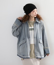 hunch | hunch ミディ丈デニムジャケット(デニムジャケット)