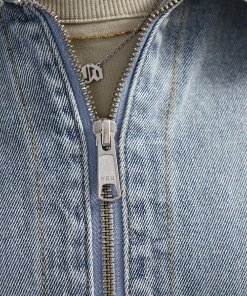 hunch（ハンチ）の「hunch ミディ丈デニムジャケット（デニムジャケット・レディース・ケミカルウォッシュ/ワンウォッシュ・FREE）」の20枚目の写真