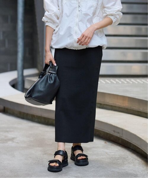 FRAMeWORK（フレームワーク）の「≪追加 / 洗濯機洗い可能≫VIS-NYフルニードルタイトスカート（スカート・レディース・ブラック/ホワイト・36/38/40）」の8枚目の写真