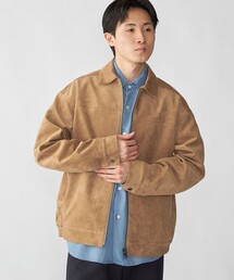 City Ambient Products | City Ambient Products: フェイクスエード(ポリエステル) ジップ ブルゾン(ブルゾン)