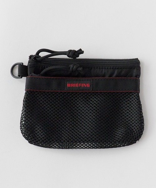 BRIEFING(ブリーフィング)の「BRIEFING/ブリーフィング MESH FLAT POUCH S メッシュポーチ 小物入れ 2026年 夏 夏服(ポーチ・メンズ・ブラック・FREE)」の9枚目の写真