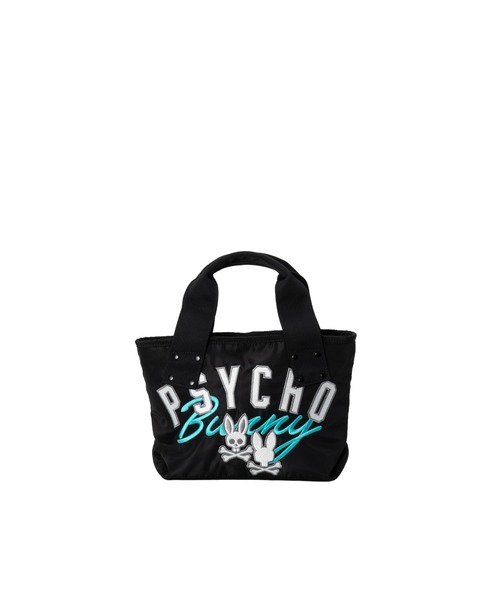 Psycho Bunny（サイコバニー）の「ラウンドバッグ サイコバニー GRAPHIC（トートバッグ・メンズ・ホワイト/ブラック/オリーブ・フリー）」の2枚目の写真
