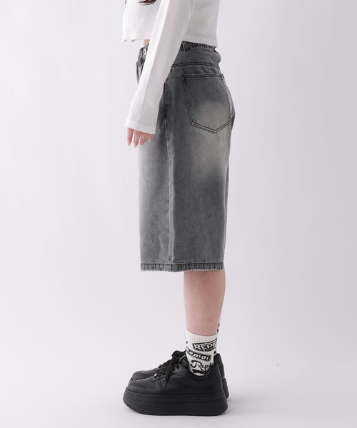 repipi armario（レピピ アルマリオ）の「【2WAYウエスト】デニムハーフパンツ（デニムパンツ・キッズ・ブルー/ブラック/カモフラージュ・SMALL/MEDIUM/LARGE）」の15枚目の写真