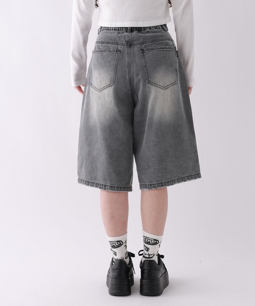 repipi armario（レピピ アルマリオ）の「【2WAYウエスト】デニムハーフパンツ（デニムパンツ・キッズ・ブルー/ブラック/カモフラージュ・SMALL/MEDIUM/LARGE）」の16枚目の写真