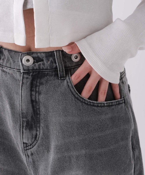 repipi armario（レピピ アルマリオ）の「【2WAYウエスト】デニムハーフパンツ（デニムパンツ・キッズ・ブルー/ブラック/カモフラージュ・SMALL/MEDIUM/LARGE）」の18枚目の写真