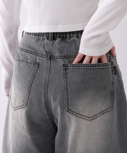 repipi armario（レピピ アルマリオ）の「【2WAYウエスト】デニムハーフパンツ（デニムパンツ・キッズ・ブルー/ブラック/カモフラージュ・SMALL/MEDIUM/LARGE）」の20枚目の写真