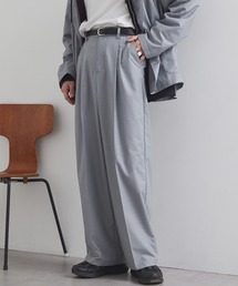 MONO-MART（モノマート）の「ライトTR ワイドストレート 2タック スラックス   UVカット&アンチピリング&イージーケア【セットアップ対応】（スラックス）」