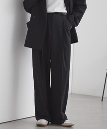 MONO-MART（モノマート）の「ライトTR ワイドストレート 2タック スラックス   UVカット&アンチピリング&イージーケア【セットアップ対応】（スラックス）」