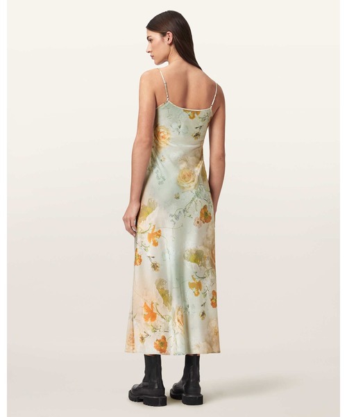 ALLSAINTS(オールセインツ)の「BRYONY FLORAL SLIP DRESS | BRYONY フローラル スリップ ドレス・ワンピース(ワンピース・レディース・ピンク系その他・8/10/12/6/4)」の4枚目の写真