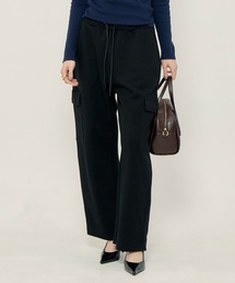 coca（coca）（コカ）の「ユニセックス  スウェットワイドカーゴパンツ（スウェットパンツ）」