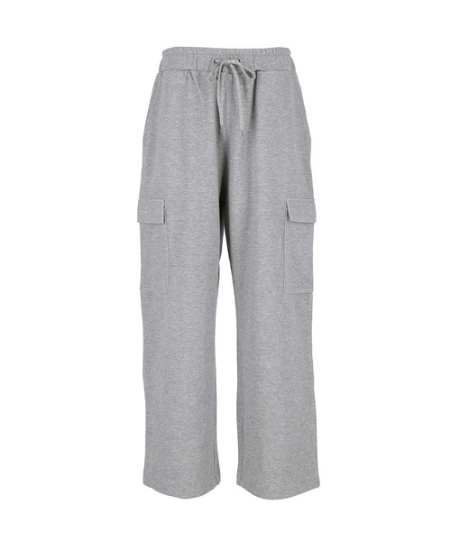 coca（coca）（コカ）の「ユニセックス  スウェットワイドカーゴパンツ（スウェットパンツ・メンズ・グレー/ブラック・XL/L/M）」の10枚目の写真