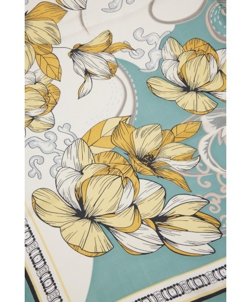 RODEO CROWNS WIDE BOWL（ロデオクラウンズワイドボウル）の「クラシカルビッグスカーフ（バンダナ/スカーフ・レディース・オレンジ系その他/ブルー系その他3/グリーン系その他/ホワイト系その他・FREE）」の8枚目の写真