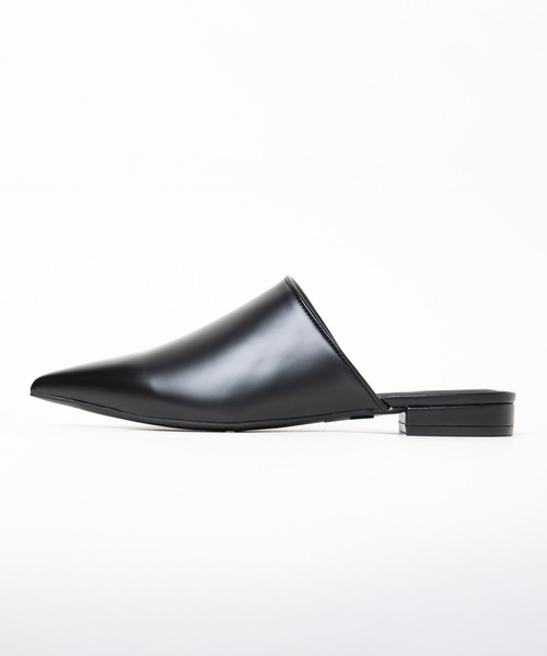 SLACK(スラック)の「【リトミコ】ロングポインテッドミュール(パンプス・レディース・ブラック・22.5cm/23.0cm/23.5cm/24.0cm/24.5cm)」の2枚目の写真