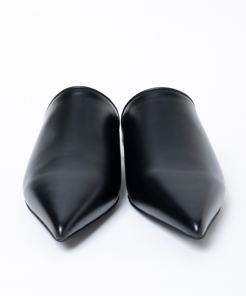 SLACK(スラック)の「【リトミコ】ロングポインテッドミュール(パンプス・レディース・ブラック・22.5cm/23.0cm/23.5cm/24.0cm/24.5cm)」の4枚目の写真
