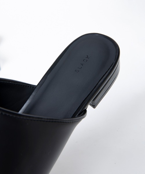 SLACK(スラック)の「【リトミコ】ロングポインテッドミュール(パンプス・レディース・ブラック・22.5cm/23.0cm/23.5cm/24.0cm/24.5cm)」の6枚目の写真