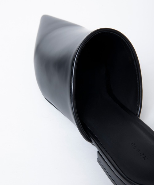 SLACK(スラック)の「【リトミコ】ロングポインテッドミュール(パンプス・レディース・ブラック・22.5cm/23.0cm/23.5cm/24.0cm/24.5cm)」の12枚目の写真