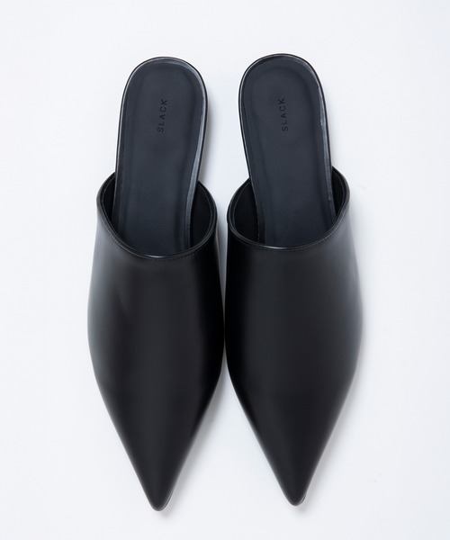 SLACK(スラック)の「【リトミコ】ロングポインテッドミュール(パンプス・レディース・ブラック・22.5cm/23.0cm/23.5cm/24.0cm/24.5cm)」の10枚目の写真