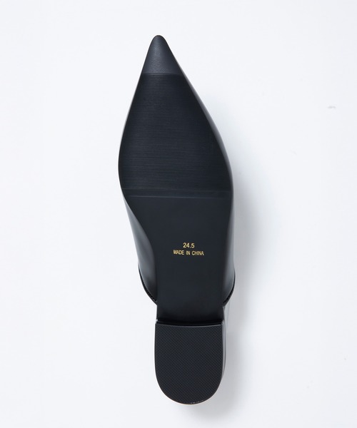 SLACK(スラック)の「【リトミコ】ロングポインテッドミュール(パンプス・レディース・ブラック・22.5cm/23.0cm/23.5cm/24.0cm/24.5cm)」の11枚目の写真