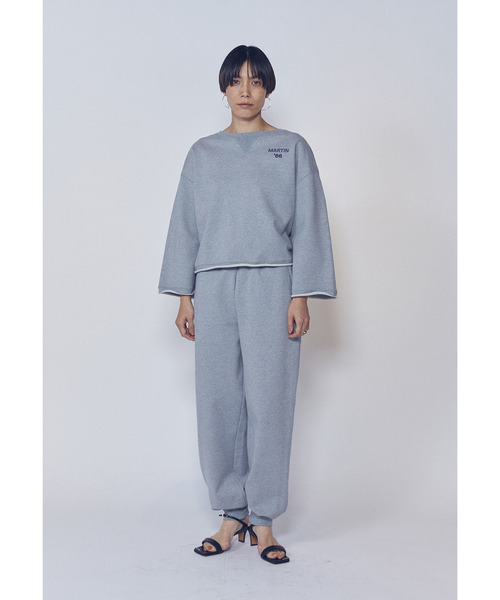 1er Arrondissement(プルミエアロンディスモン)の「<IRONING (アイロニング)>ロゴスウェットパンツ(その他パンツ・レディース・グレー系その他5/ブルー系その他3・FREE)」の10枚目の写真
