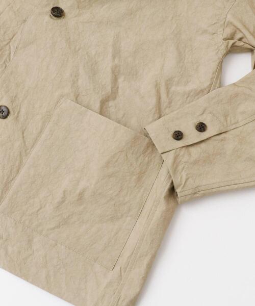 かぐれ(カグレ)の「『ユニセックス』コットンテーラードジャケット(その他アウター・レディース・ベージュ/ブラック/チャコールグレー・1/2)」の14枚目の写真