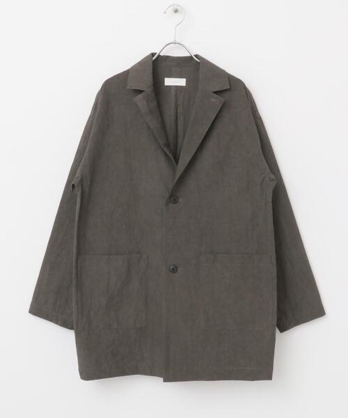 かぐれ(カグレ)の「『ユニセックス』コットンテーラードジャケット(その他アウター・レディース・ベージュ/ブラック/チャコールグレー・1/2)」の22枚目の写真