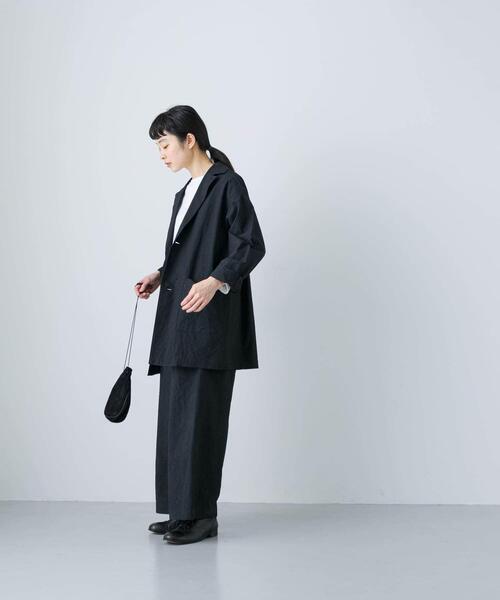 かぐれ（カグレ）の「『ユニセックス』コットンテーラードジャケット（その他アウター・レディース・ベージュ/ブラック/チャコールグレー・1/2）」の10枚目の写真