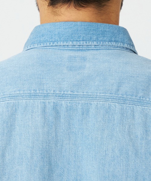 EDWIN（エドウィン）の「EDWIN エドウィン ワークシャツ デニム 長袖（シャツ/ブラウス・メンズ・ブルー系その他2/ブルー/ネイビー/インディゴブルー/ライトインディゴブルー/ブルー系その他・LARGE/X-LARGE/MEDIUM）」の16枚目の写真