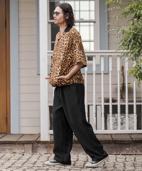 CAMBIO(カンビオ)の「mhs2549-Leopard Switch Open Collar Shirts オープンカラーシャツ(CAM26SS-025)(シャツ/ブラウス・メンズ・グレー系その他/ブラウン系その他/ベージュ系その他・L/M/S)」の13枚目の写真