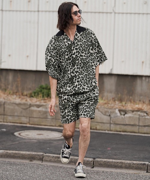 CAMBIO(カンビオ)の「mhs2549-Leopard Switch Open Collar Shirts オープンカラーシャツ(CAM26SS-025)(シャツ/ブラウス・メンズ・グレー系その他/ブラウン系その他/ベージュ系その他・L/M/S)」の18枚目の写真