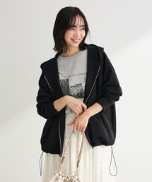 Green　Parks | ダブルZIP裾ドロストパーカー(パーカー)