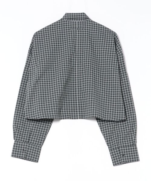 anuke（アンヌーク）の「anuke Check Short Shirts（シャツ/ブラウス・レディース・ベージュ/グレー・FREE）」の11枚目の写真