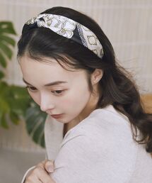 earth music&ecology | スカーフ柄カチューシャ(カチューシャ)