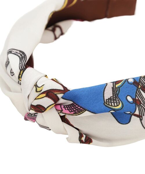 earth music&ecology(アースミュージックアンドエコロジー)の「スカーフ柄カチューシャ(カチューシャ・レディース・ブラック/ブラウン・FREE)」の8枚目の写真