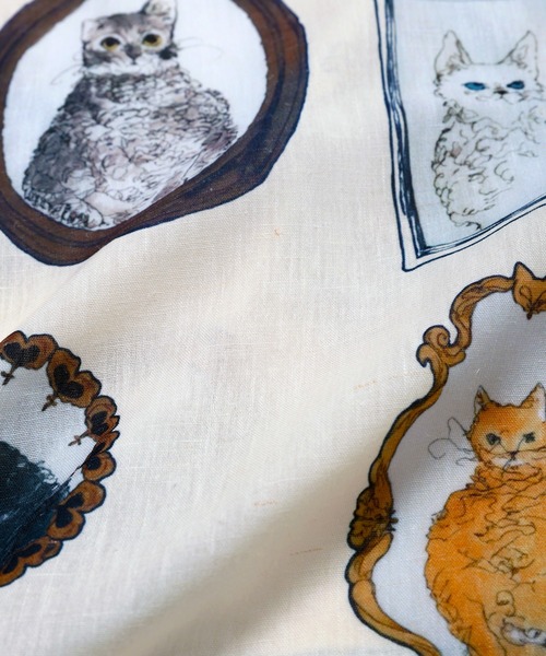 Revo.（レボ）の「Revo. ヴィンテージライク アニマル キャットパターン ボックス セミオープンカラーシャツ（シャツ/ブラウス・メンズ・ナチュラル/サックスブルー/ブラック・2/1）」の19枚目の写真