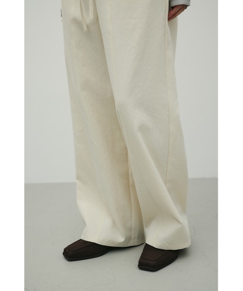 STYLEMIXER(スタイルミキサー)の「ハイラインワイドパンツ(スラックス・レディース・ライトカーキ/アイボリー/ブラック・SMALL/MEDIUM)」の13枚目の写真