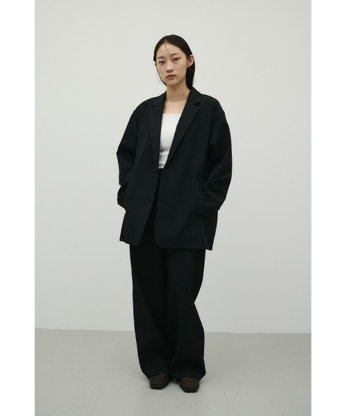 STYLEMIXER(スタイルミキサー)の「ハイラインワイドパンツ(スラックス・レディース・ライトカーキ/アイボリー/ブラック・SMALL/MEDIUM)」の18枚目の写真