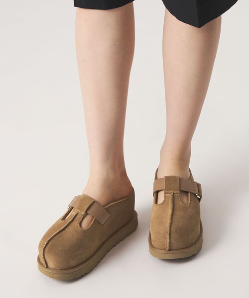 UGG(アグ)の「<UGG> W GOLDENSTAR HI CLOG(サンダル・レディース・ブラウン系・22cm/24.5cm/23.5cm/23cm/22.5cm/24cm)」の4枚目の写真